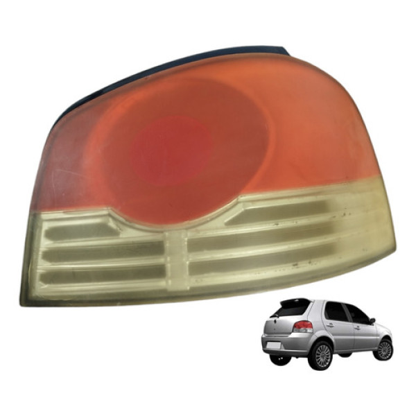 Lanterna Traseira Direita C/detalhe Fiat Palio 2010 2011 Direito/passageiro Dual Color