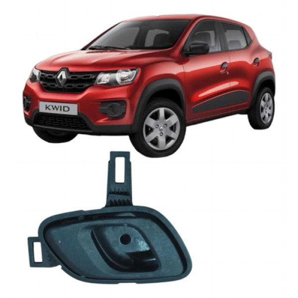 Maçaneta Interna Traseira Direita Kwid 2019 1.0 806706868r Preto Traseira