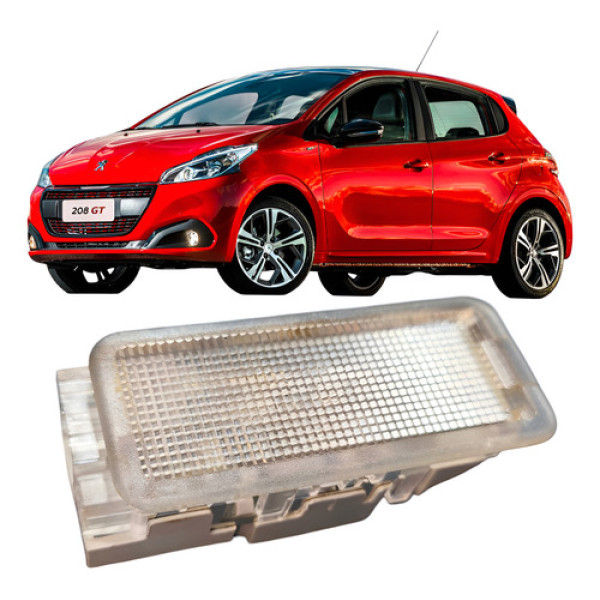 Luz Cortesia Tampa Traseira Direito Peugeot 208 Allure 2017.