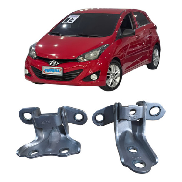 Par Dobradiça Porta Traseira Direita Hyundai Hb20 2013 1.0