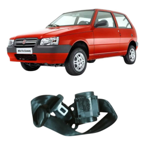 Cinto Segurança Dianteiro Direito Fiat Mille 2010 1.0 2p