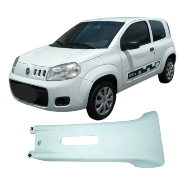 Moldura Coluna Direita Fiat Uno 2014 Original 100179517 Branco
