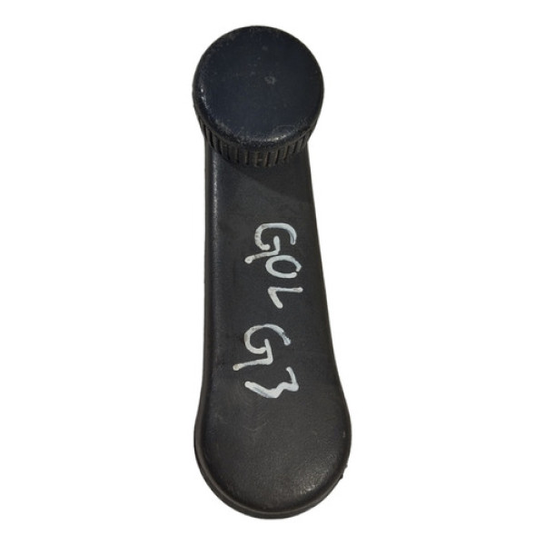 Manivela Vidro Vw Gol Parati Saveiro 2000 A 2020 Preto Preto