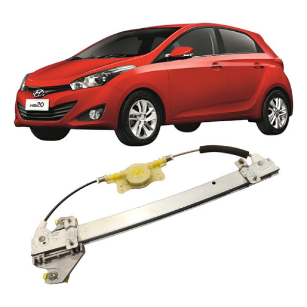 Máquina Vidro Elétrico Hb20 2014 2018 Dianteira Esquerda