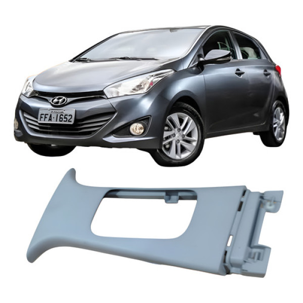 Acabamento Central Superior Esquerdo Hyundai Hb20 2013 Prata