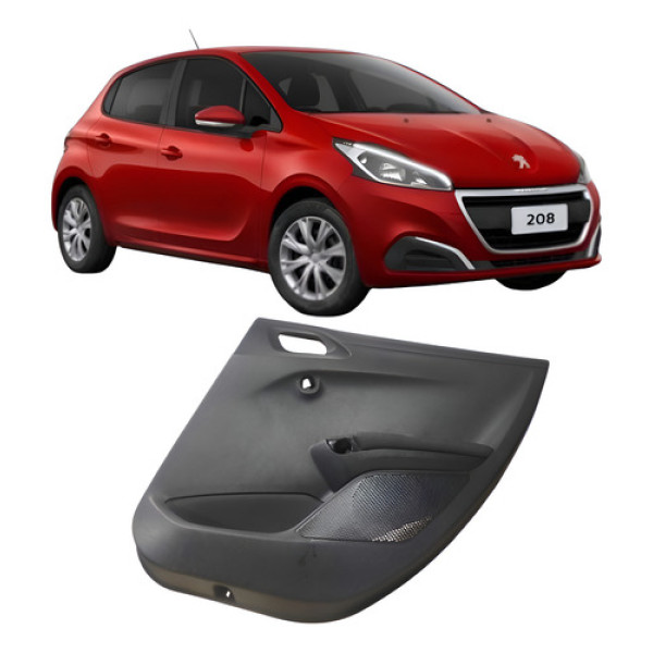 Forro Porta Traseira Direita Peugeot 208 2019 1.2 3c 8392775