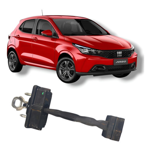 Limitador Porta Traseira Esquerda Fiat Argo 2023 080355 Preto