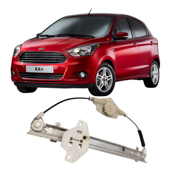 Máquina Vidro Manual Traseiro Direito Ford Ka 1.0 2015-2019.