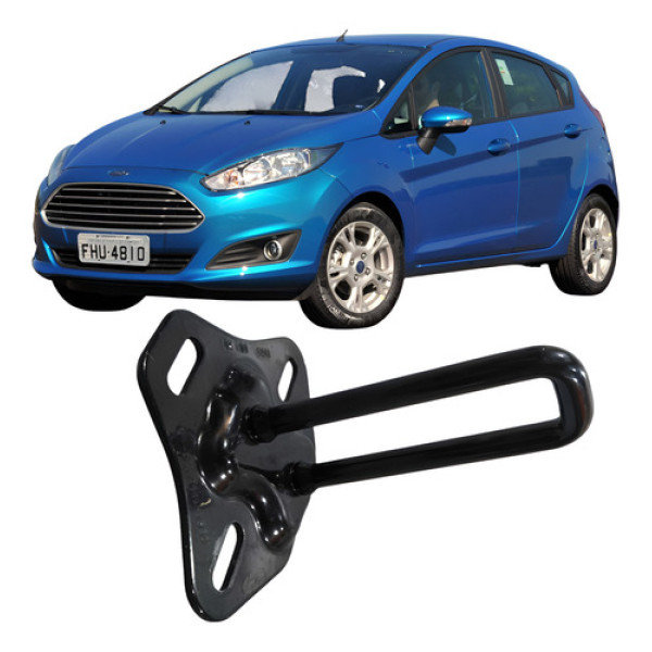 Batente Trava Banco Traseiro Esquerdo New Fiesta 2014 A 2018 Preto