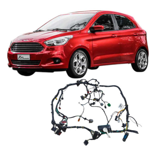 Chicote Do Painel Ford Ka 1.0 3cc 2015 2016 17 18 E3b5-14401
