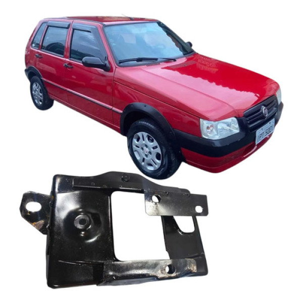 Suporte Base Fixação Bateria Fiat Uno Mille 2005 Original  Preto