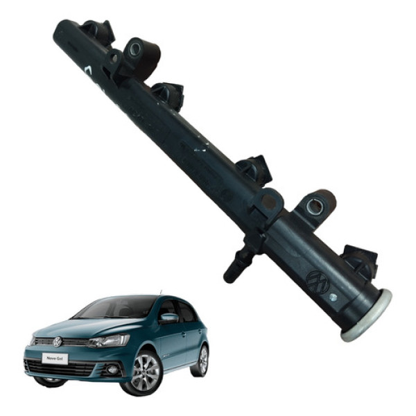 Flauta Bicos Injetores Vw Gol 1.6 Power 8v Flex 104 Cv