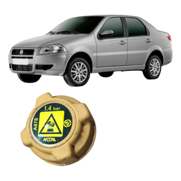 Tampa Reservatório Água Radiador Fiat Siena 2013  Original