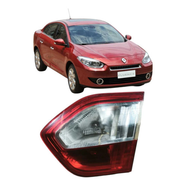 Lanterna Tampa Traseira Direita Fluence 2014 265500038r Direito/passageiro Vermelho