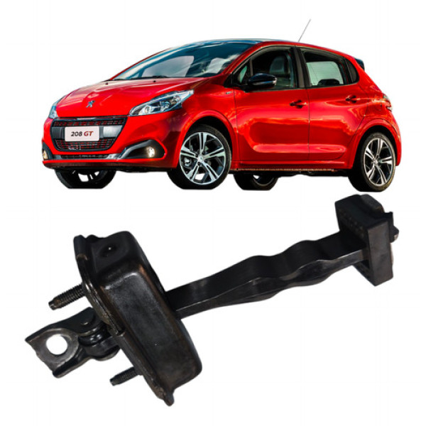 Limitador Porta Traseira Esquerdo Peugeot 208 Allure 2017 
