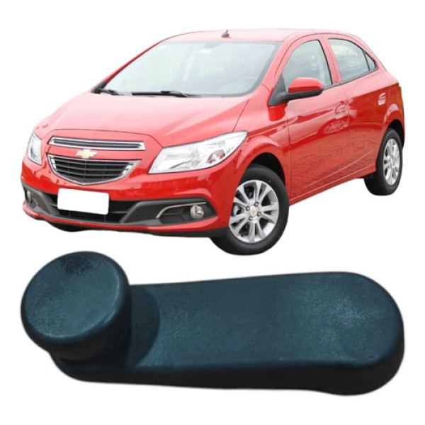 Manivela Vidro Traseiro Onix 1.0 2014  96301568 Original Preto
