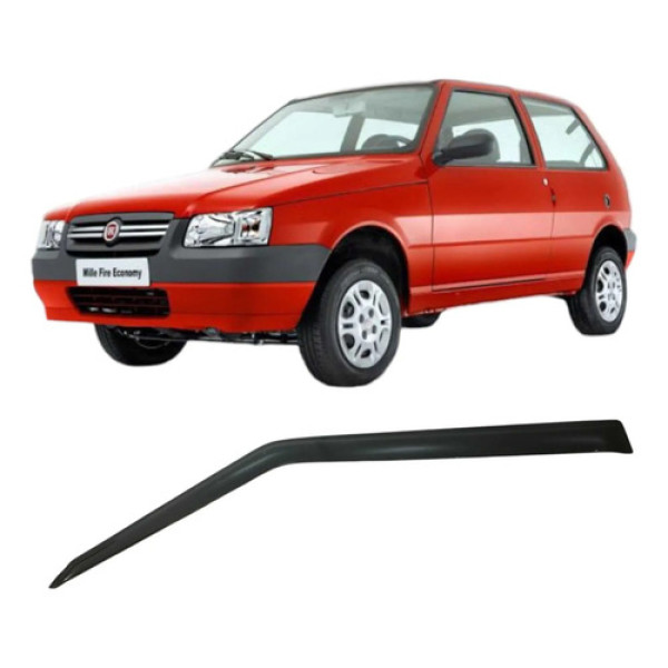 Calha Chuva Esquerdo Fiat Uno Mille 2009 1.0 2p Original Preto