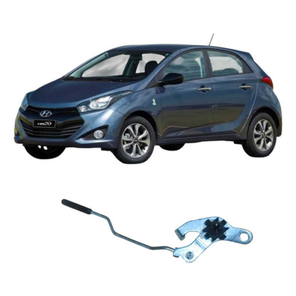 Puxador Pino Trava Porta Traseira Esquerda Hb20 2017 1.0 3c  Azul