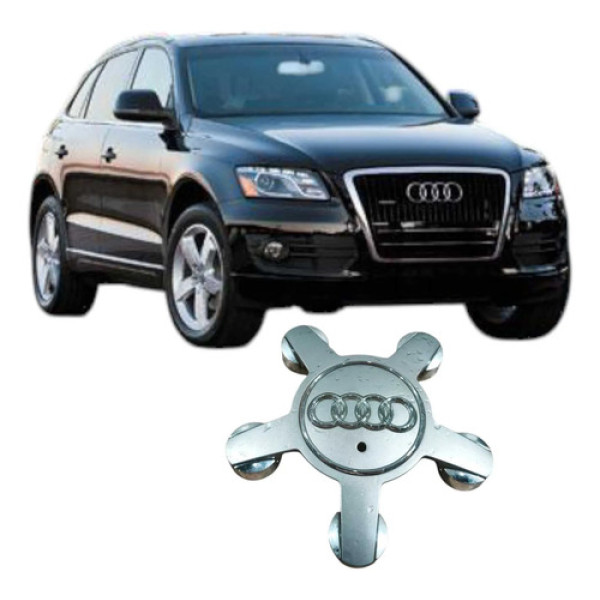 Calota Central Da Roda Audi Q5 2012 4f0601165 Original Prateado