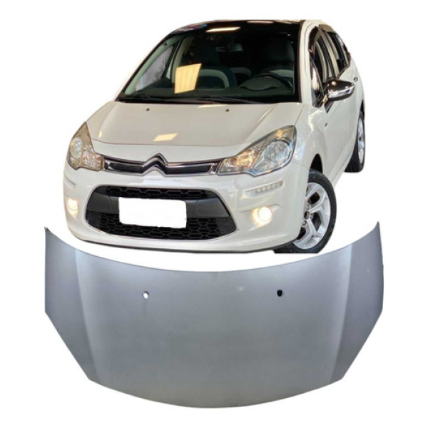 Capô Dianteiro Branco Citroën C3 Tendance 2013 (com Detalhe)