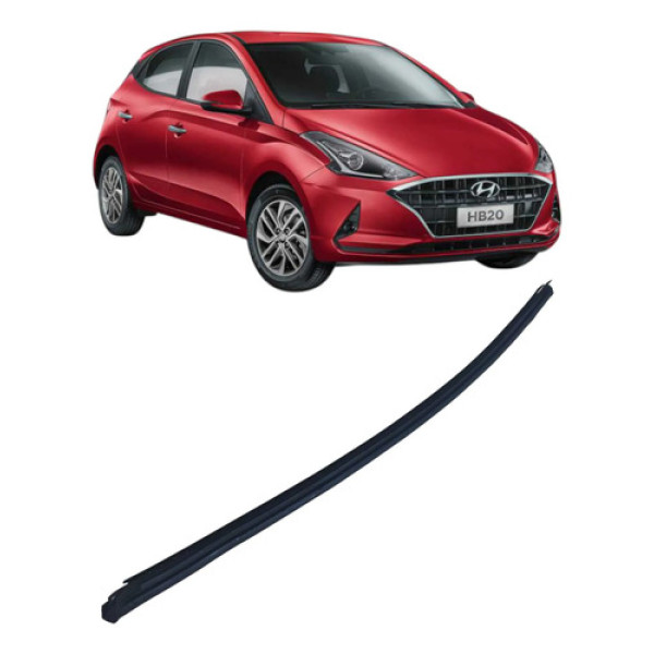 Pestana Interna Traseira Esquerda Hyundai Hb20 2021 Preto