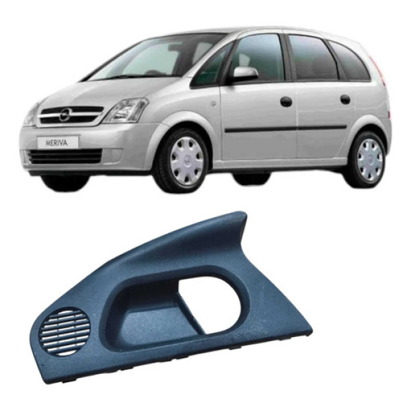 Moldura Maçaneta Dianteira Esquerda Meriva 1.4 93397263 Preto Dianteira