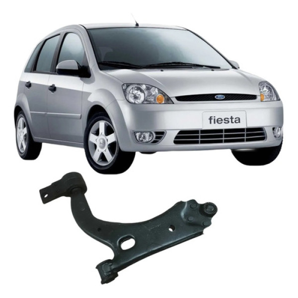 Bandeja Suspensão Esquerda Ford Fiesta 2003 1.0 Original 