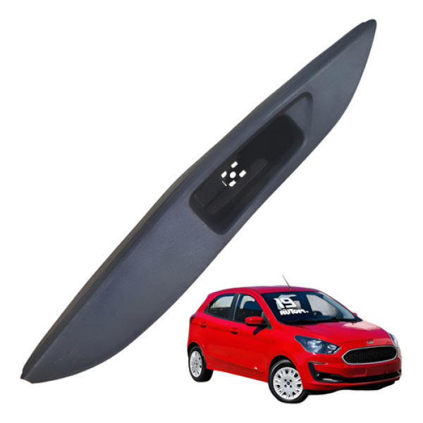 Moldura Botão Vidro Traseiro Esquerdo Ford Ka 2014 A 2021 .