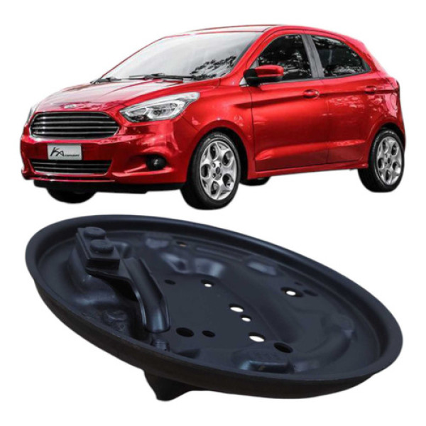 Espelho Cubo Roda Traseira Ford Ka 2015 1.0 3c E3b12209 Preto