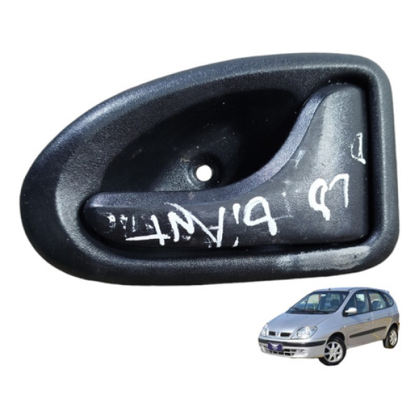 Maçaneta Interna D/direita 4p Renault Scenic 1999 A 2002  Preto Dianteira