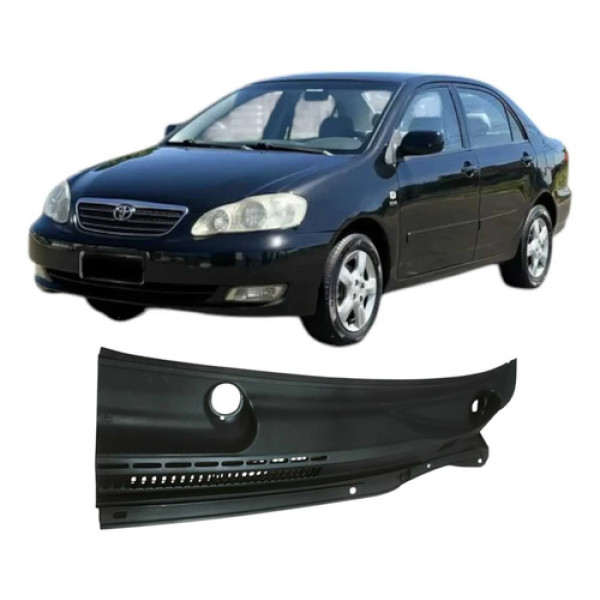 Grade Churrasqueira Parabrisa L/esq Toyota Corolla 2004 Orig Preto Fosco