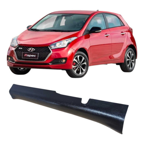 Moldura Soleira Interna Dianteira Esquerda Hyundai Hb20 2017 Preto