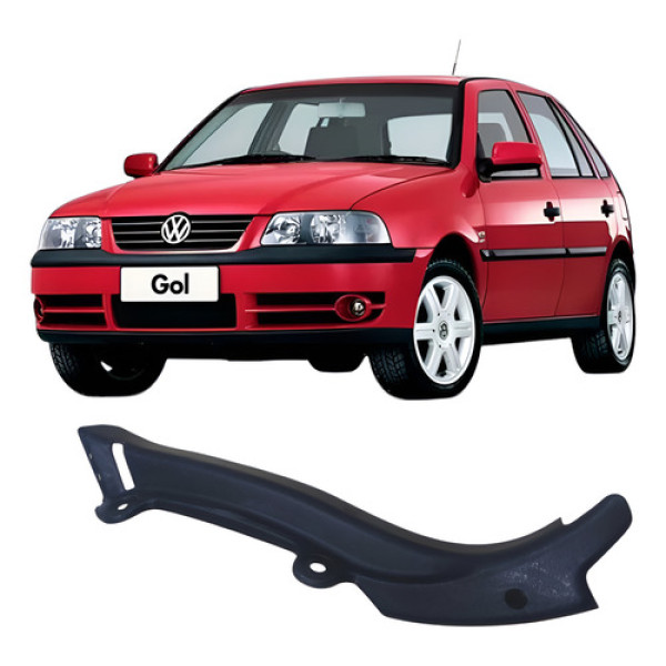 Soleira Traseira Direita Vokswagen Gol 2005 1.0 37386708 Preto