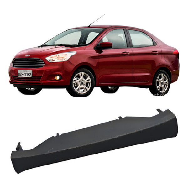 Acabamento Painel Instrumentos Ford Ka 1.0 2014 A 2018 2019 Preto Listras