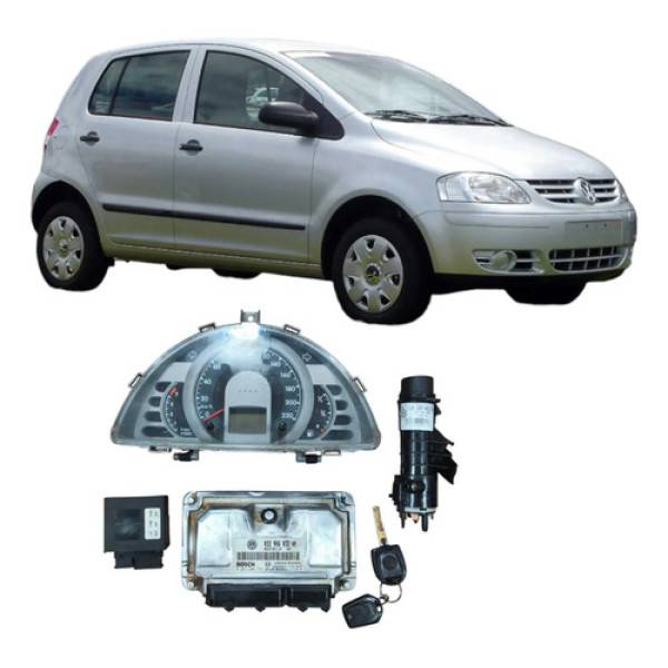 Kit Code Modulo Injeção Fox 2007 1.6 032906032am