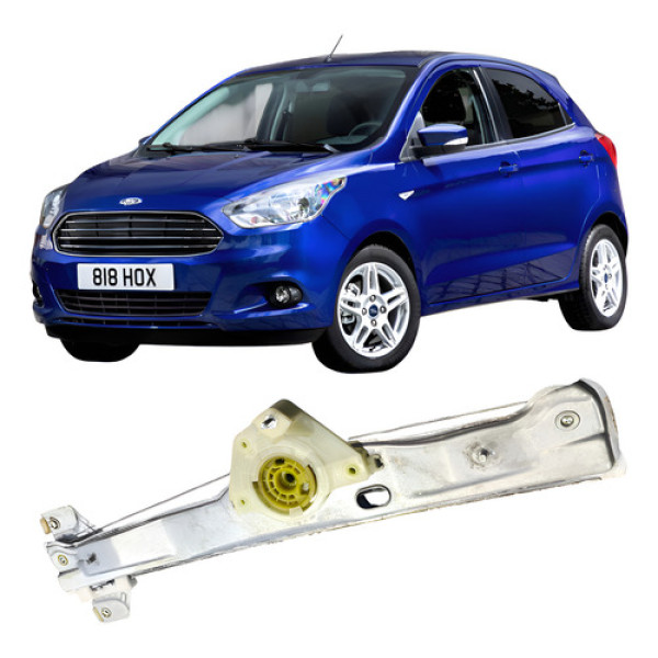 Máquina Vidro Elétrico Dianteiro Esquerdo Ford Ka 2017-2021.