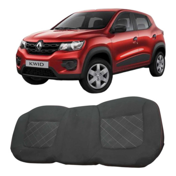  Acento Banco Traseiro Renault Kwid 2018 1.0 3c Original Preto