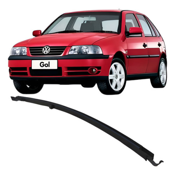 Canaleta Guia Vidro Dianteiro Esquerdo Gol 2005 2835926092 Preto
