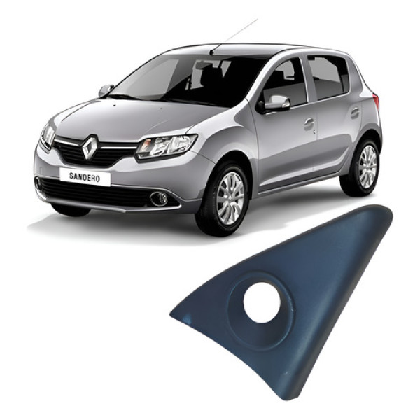Moldura Interna Retrovisor Direito Renault Sandero 2019  Cinza