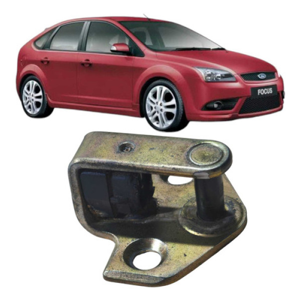 Batente Trava Porta Fechadura Ford Focus 2008 Prata