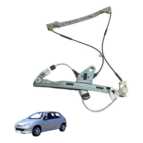 Maquina De Vidro Elétrico Diante Direito Peugeot 206 08 2p
