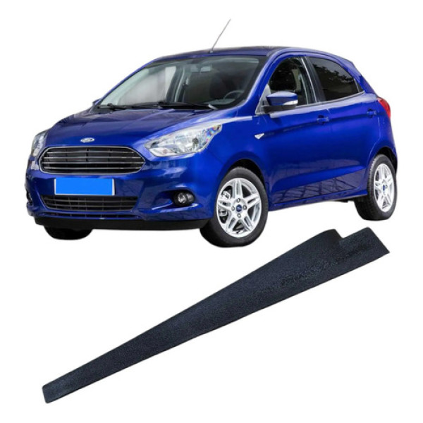 Acabamento Soleira Traseira Esquerda Ford Ka 2018 A044c61  Preto