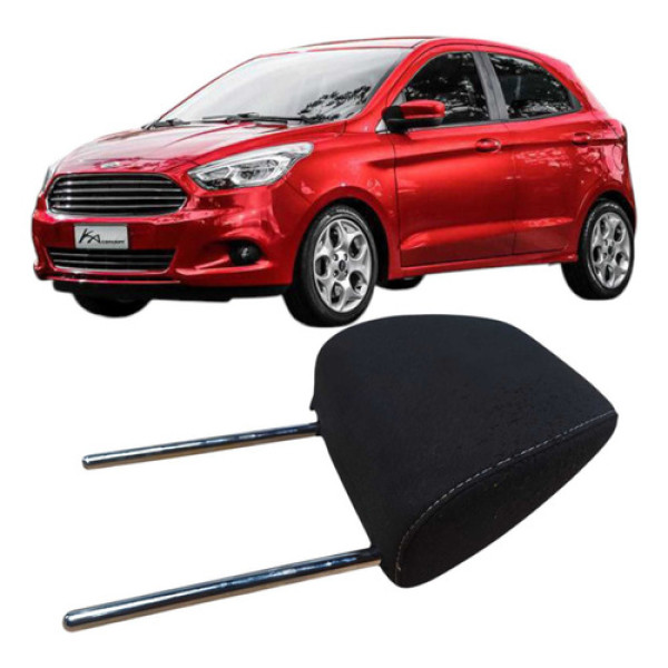Encosto Cabeça Dianteiro Direito Ford Ka 2015 1.0 3c Preto
