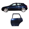 Porta Traseira Esquerda Azul Audi A3 1.8 2002-2005  67311310 Traseira Esquerda Azul-turquesa