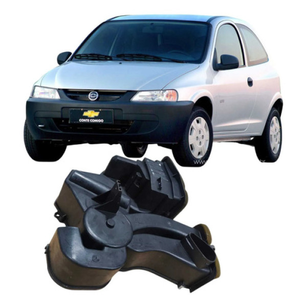 Parte Direita Caixa Evaporadora Gm Celta 2003 Original Preto