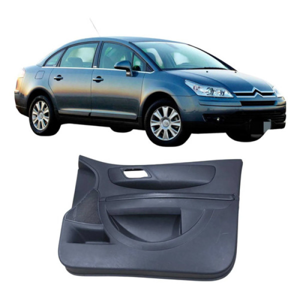 Forro Porta Dianteira Direita Citroën C4 2008 9659696577 Preto