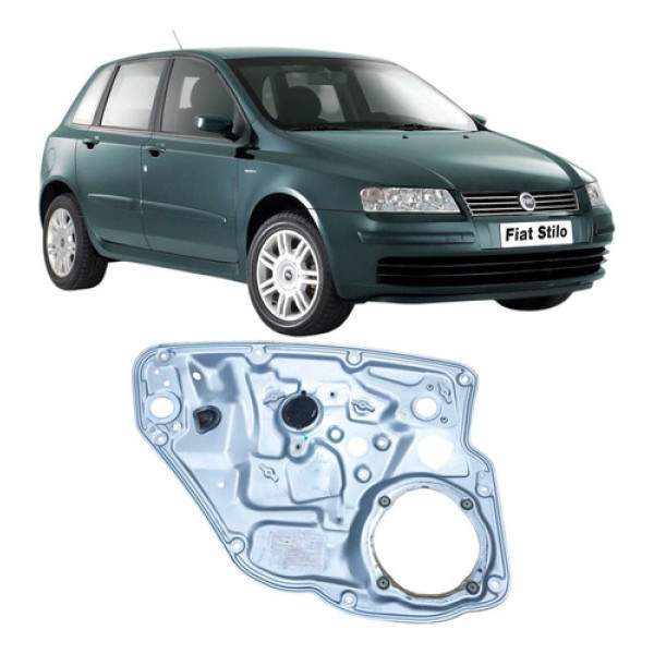 Forro Porta Traseira Esquerda Fiat Stilo 2003 1.8 4c