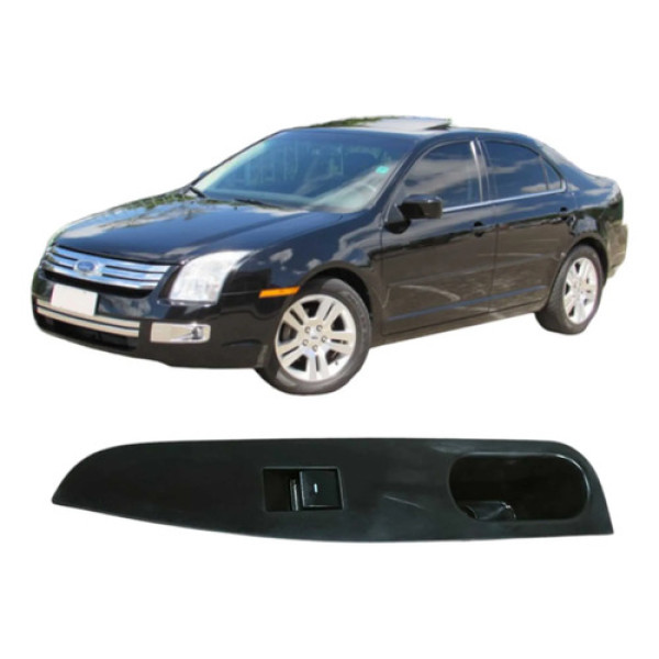 Moldura Botão Comando Vidro Fusion Traseiro Esquerdo 2006 4p