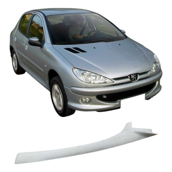 Moldura Direita Parabrisa Peugeot 206 2008 1.4 4p 9625053377 Branco