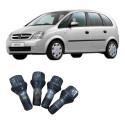 Jogo Parafuso 17 Roda Chevrolet Meriva 2012 1.4 Prata